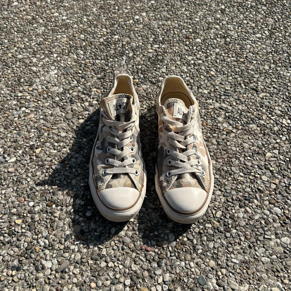 Converse Chuck Taylor All Star Unisex Mens 6 Womens 8 Camo Low Top Sneakers